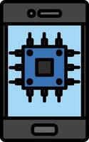Cpu Icon Design Symbol vector