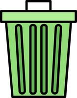 Dustbin Icon Design Symbol vector