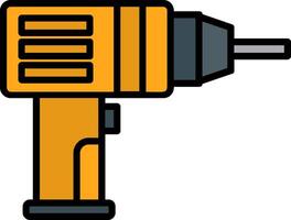 Drilling Machine Icon Design Symbol vector