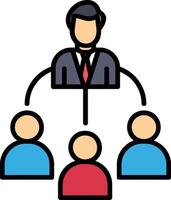 Delegate Icon Design Symbol vector