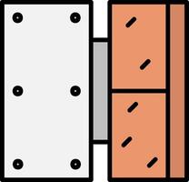 Drywall Icon Design Symbol vector