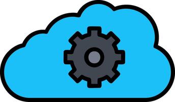Cloud Storage Icon Design Symbol vector