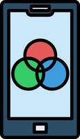 Color Scheme Icon Design Symbol vector