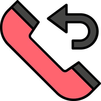 Callback Icon Design Symbol vector
