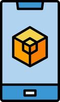 Augmented Reality Icon Design Symbol vector