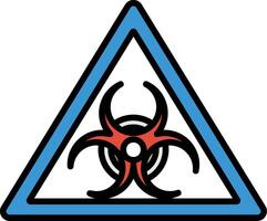 Biological Hazard Icon Design Symbol vector