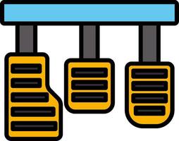 Car Pedals Icon Design Symbol vector