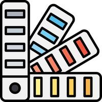 Color Palette Icon Design Symbol vector