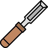 Chisel Icon Design Symbol vector