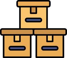 Box Icon Design Symbol vector