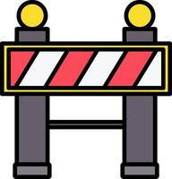 Barrier Icon Design Symbol vector