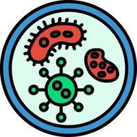 Bacteria Icon Design Symbol vector