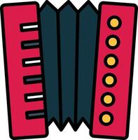 Accordion Icon Design Symbol vector