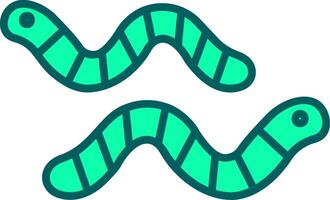 Worm Icon Design Symbol vector