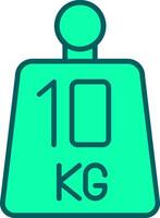 Weights Icon Design Symbol vector