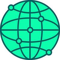 Worldwide Icon Design Symbol vector