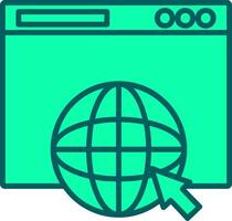 Web Page Icon Design Symbol vector