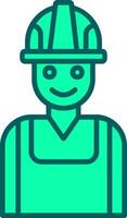 Worker Icon Design Symbol vector