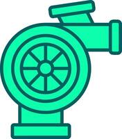 Turbo Icon Design Symbol vector