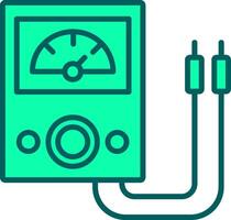 Voltmeter Icon Design Symbol vector