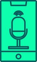 Voice Control Icon Design Symbol vector