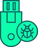 Usb Icon Design Symbol vector