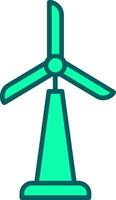 Wind Turbine Icon Design Symbol vector