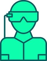 Virtual Reality Icon Design Symbol vector
