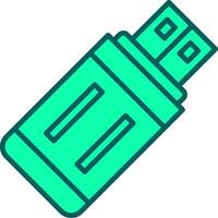 Usb Flash Drive Icon Design Symbol vector