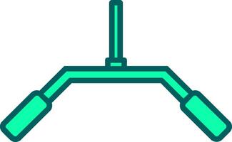 Weight Bar Icon Design Symbol vector
