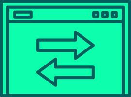 Transfer Data Icon Design Symbol vector