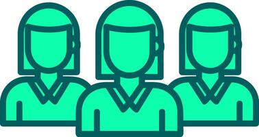 Team Work Icon Design Symbol vector