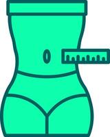 Waist Icon Design Symbol vector