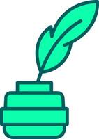 Quill Icon Design Symbol vector
