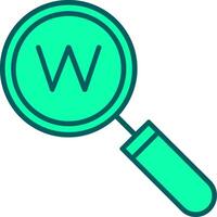 Keyword Icon Design Symbol vector