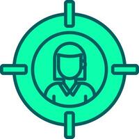 Target Icon Design Symbol vector