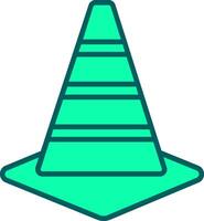 Traffic Cone Icon Design Symbol vector