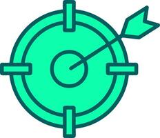 Target Icon Design Symbol vector