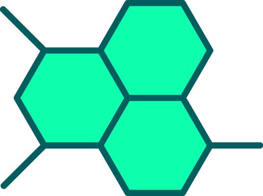 Molecular Icon Design Symbol