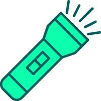Torch Icon Design Symbol vector