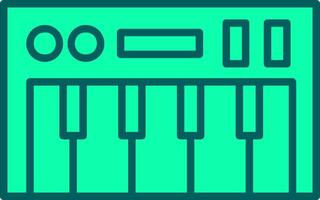 Piano Icon Design Symbol vector