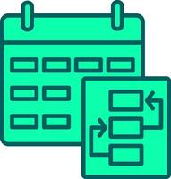 Plan Icon Design Symbol vector