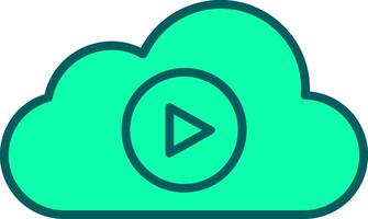 Streaming Icon Design Symbol vector