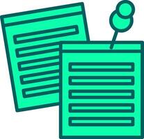 Sticky Notes Icon Design Symbol vector