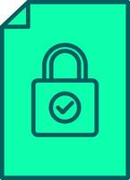 Lock Icon Design Symbol vector