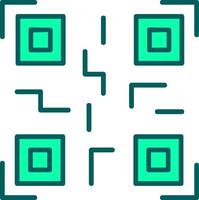 Qr Code Icon Design Symbol vector