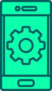 Setting Icon Design Symbol vector