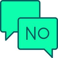 Say No Icon Design Symbol vector