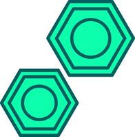Screw Icon Design Symbol vector