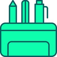 Pencil Case Icon Design Symbol vector